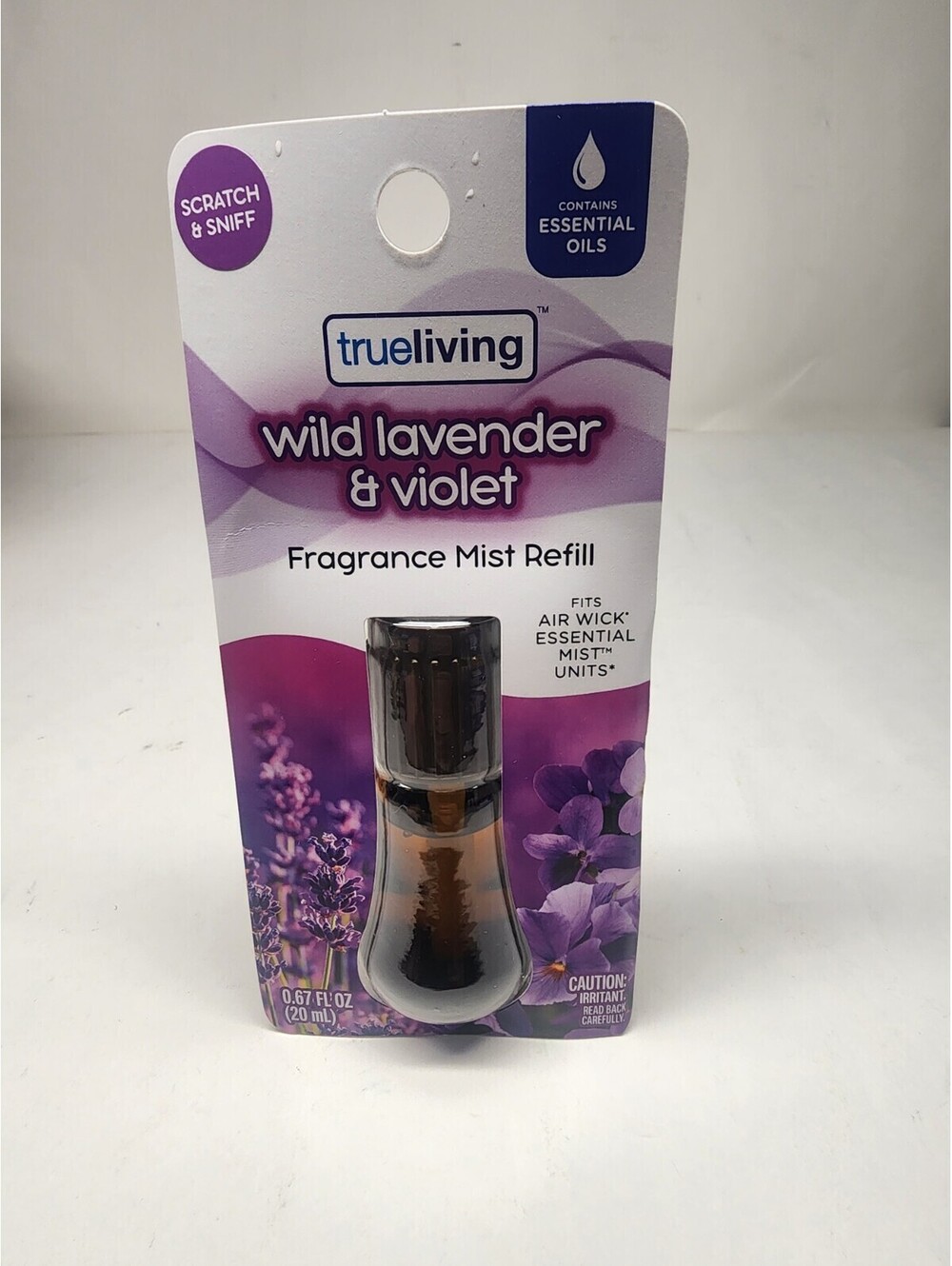 Trueliving wild lavender & violet Refills Fits Air wick Essential Mist NEW